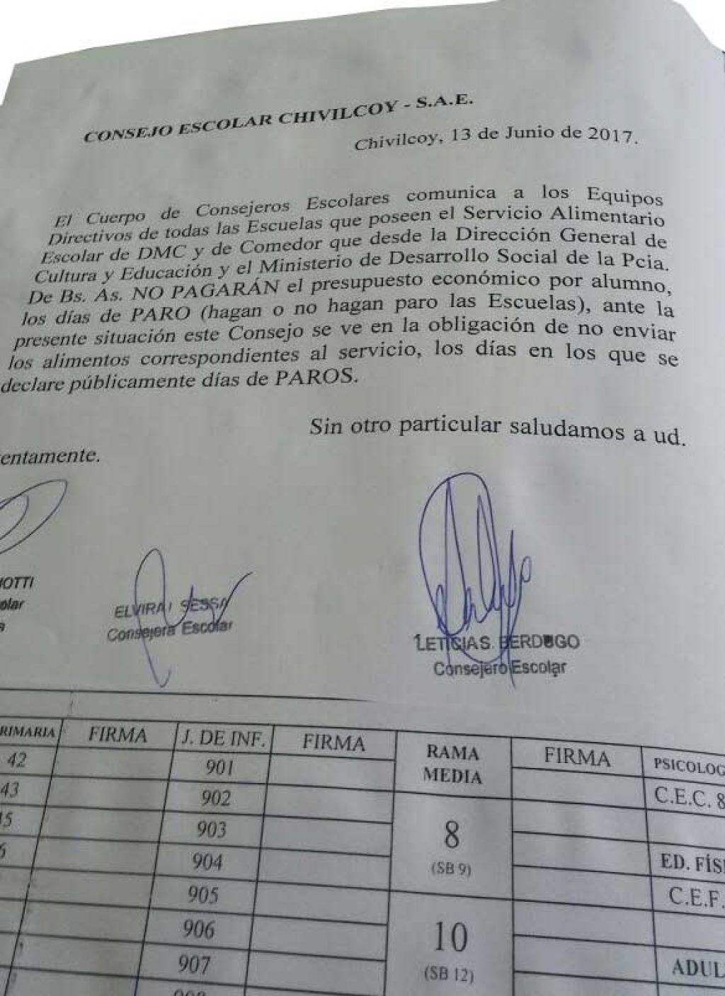 Como respuesta al paro, la Provincia no enviará comida a las escuelas bonaerenses