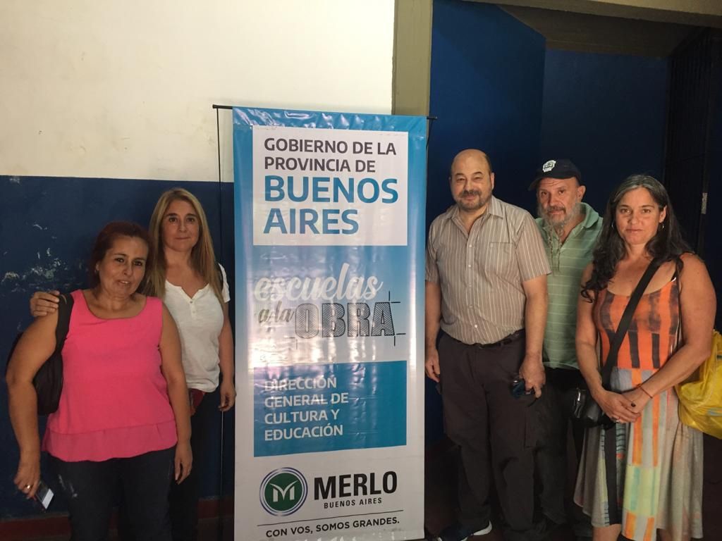 Cooperadores escolares en el lanzamiento del Plan de Mejoras Edilicias